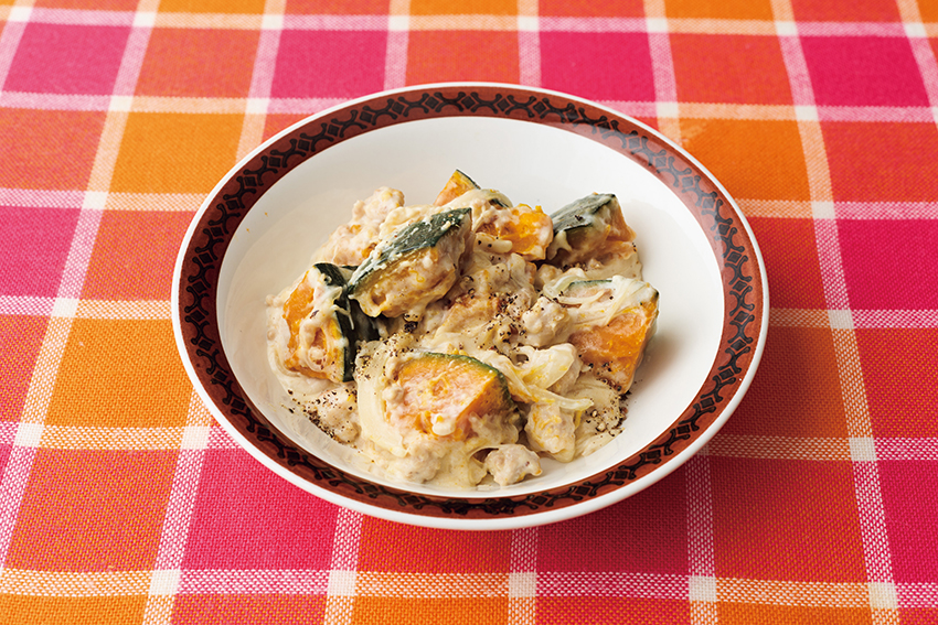 かぼちゃのチキンクリーム煮