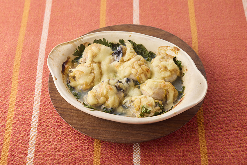 かきのゆずみそチーズ焼き